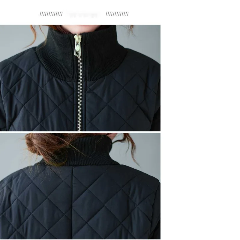 Женское элегантное простое пальто в клетку с бриллиантами повседневное