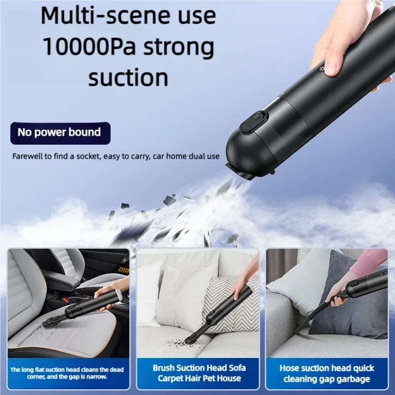 Xiaomi Youpin Автомобильный пылесос Металлический корпус Многофункциональный