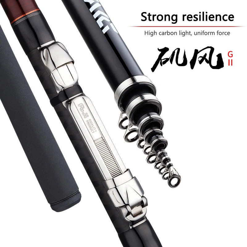 

DAIWA ISO All Fuji Carbon Fiber Rock Fishing Rod 1.5#2#3# 4.5m5.3m Ultralight Telescopic Fishing Rod Spinning Fishing Rod Pesca