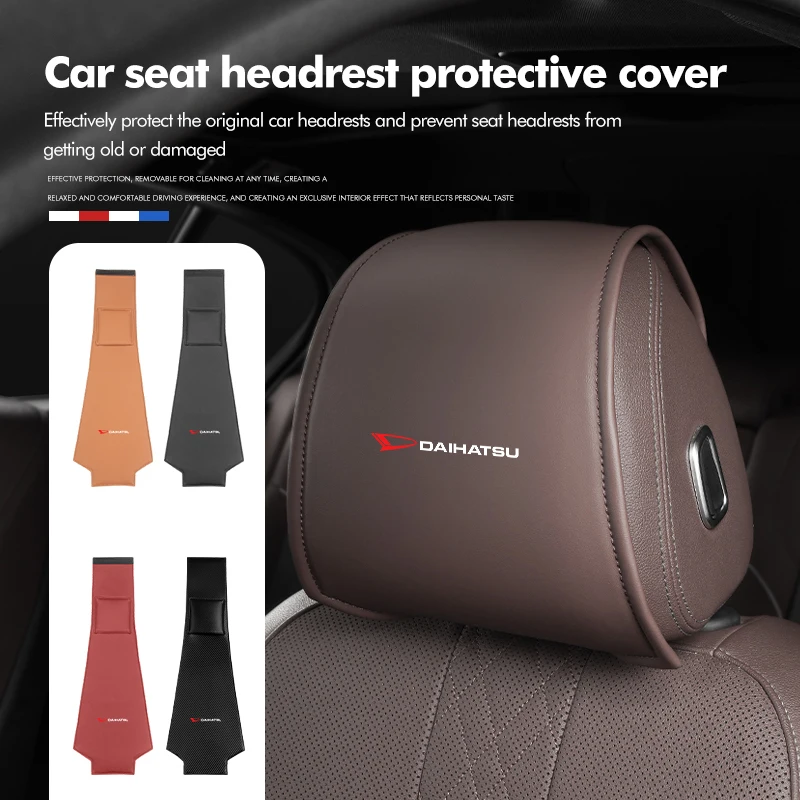 Фото Подушка-накладка на подголовник для автомобиля Daihatsu Feroza, Cuore, Storia, Rocky, Harga, Ayla, Sigra, Hijet, Mira №1