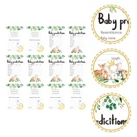 20pcs baby shower prediction cards baby prediction paper cards baby shower prediction game baby shower guest book