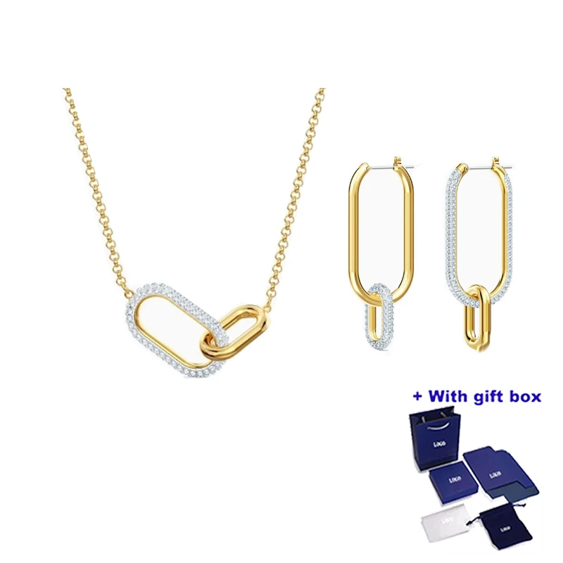 

S High Quality Bracelet Bar Earrings Necklace Earrings Jewelry Set Elevate Your Style, Perfect for Holiday Gifts