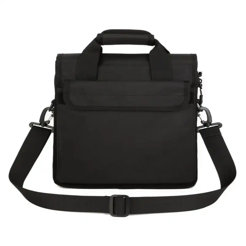 Luxurious Men Business Traveler Messenger Bag, MOLLE Crossbody Briefcase Sling Backpack for Outdoor Adventure.