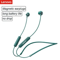 new lenovo sh1 earbuds original wireless earphone free shipping bluetooth 5 0 compatible neckband headphones sports waterproof
