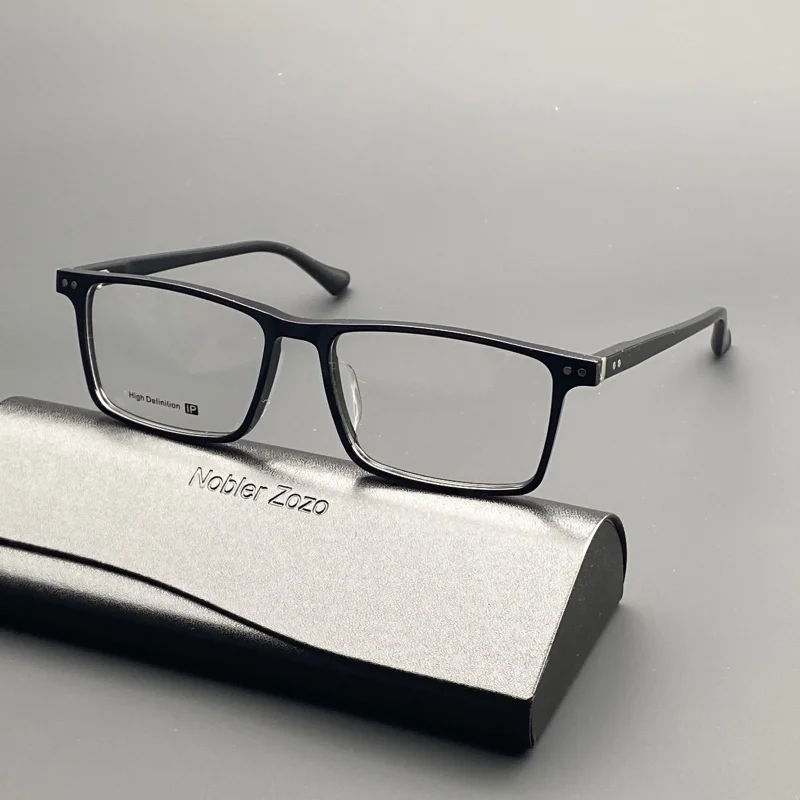 Очки мужские с квадратной оправой оптические аксессуары в стиле ретро из ацетата
