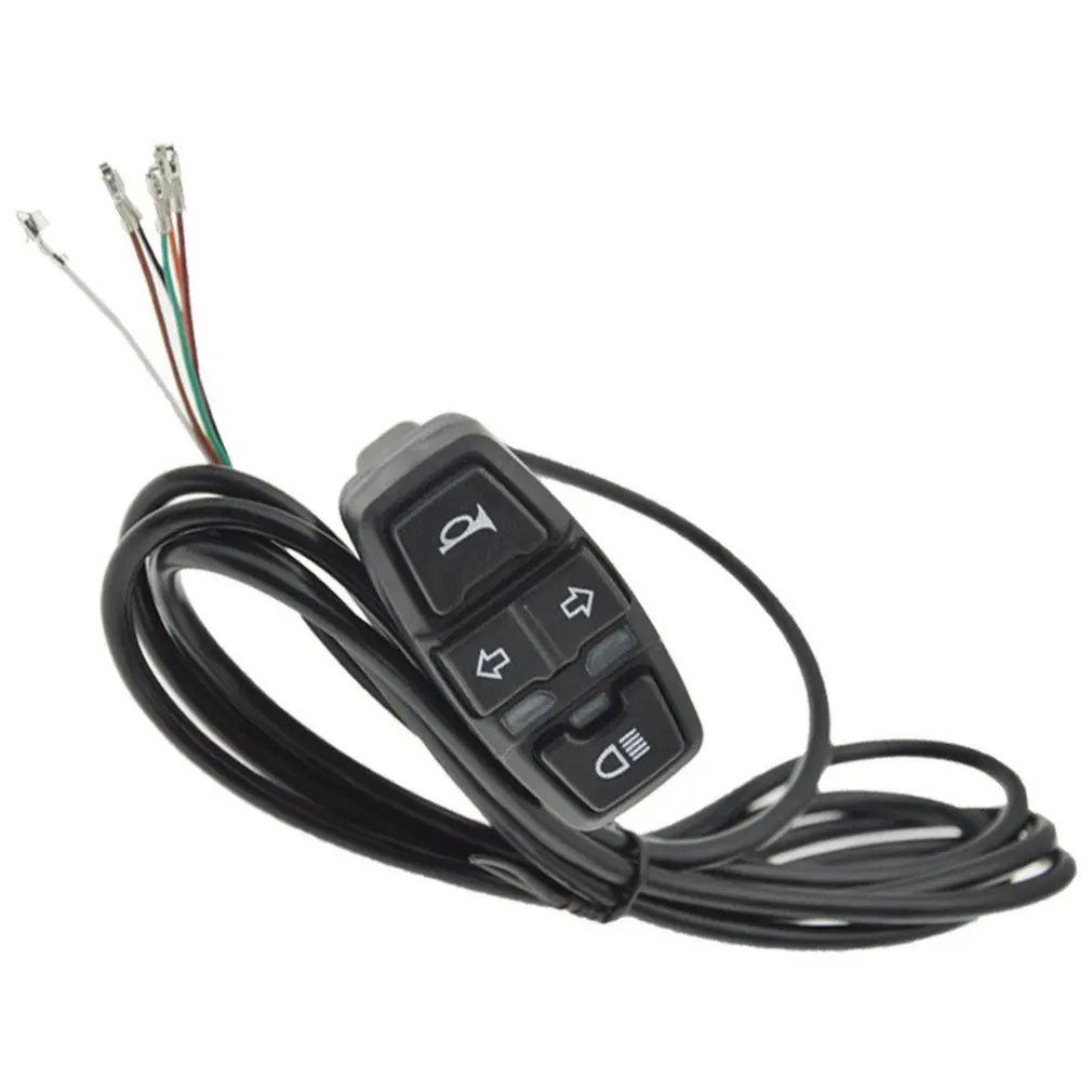 

Electric Bike Scooter Light Switch DK226 Ebike Lamp and Horn Switch DK336 for Motorcycle Button can Control Turn Signal Light