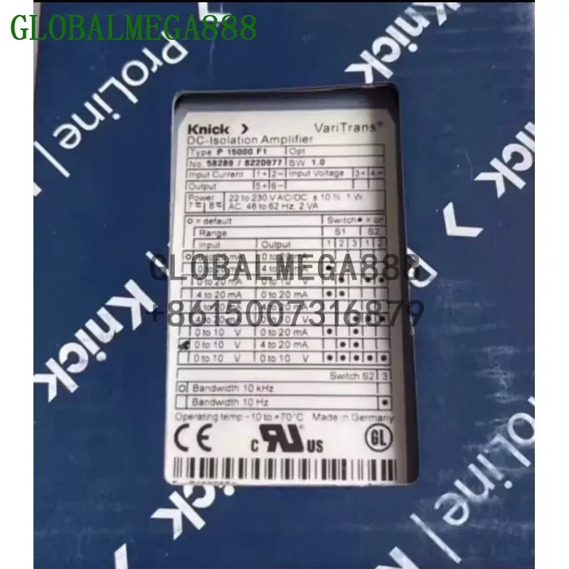 Новые изоляционные усилители Knick P 15000F1, P41048D1, новые товары в наличии, большой ассортимент. (art.: 3920dd05d9bfb) - 3920dd05d9bfb