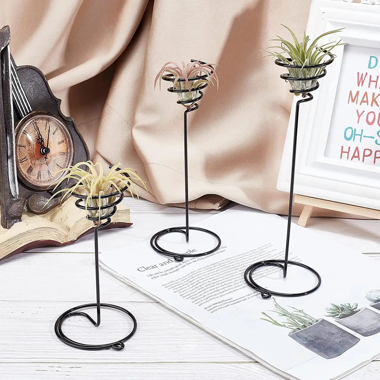 

1 шт., металлическая мини-подставка для горшков, 3 размера