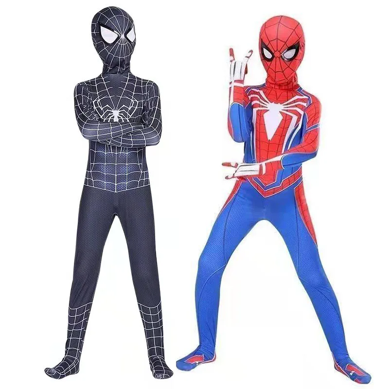 Костюм Человека-паука полнолинейный Косплей-костюм детский подарок на день