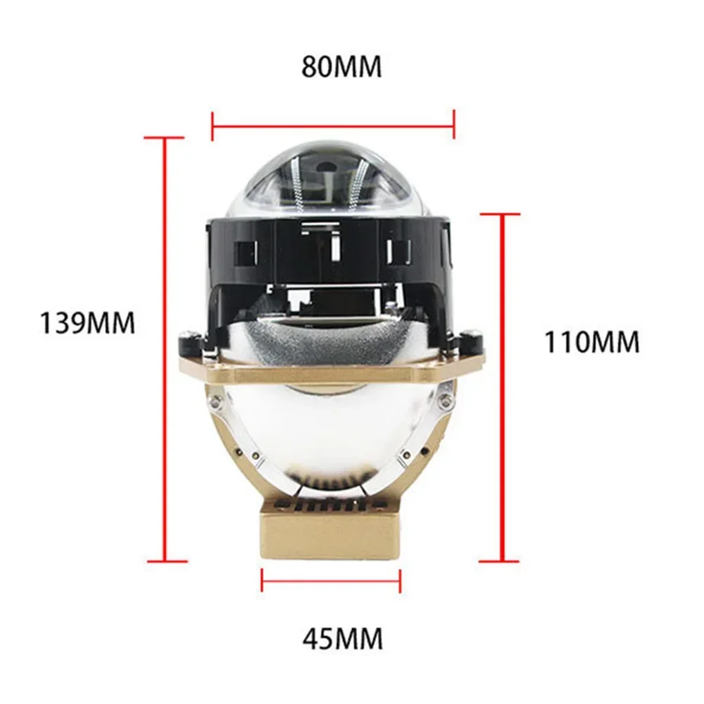 2 шт. 65 Вт 6000K Hyperboloid 3 0 дюймов Bi светодиодный линза проектора 3R G5 Автомобильная