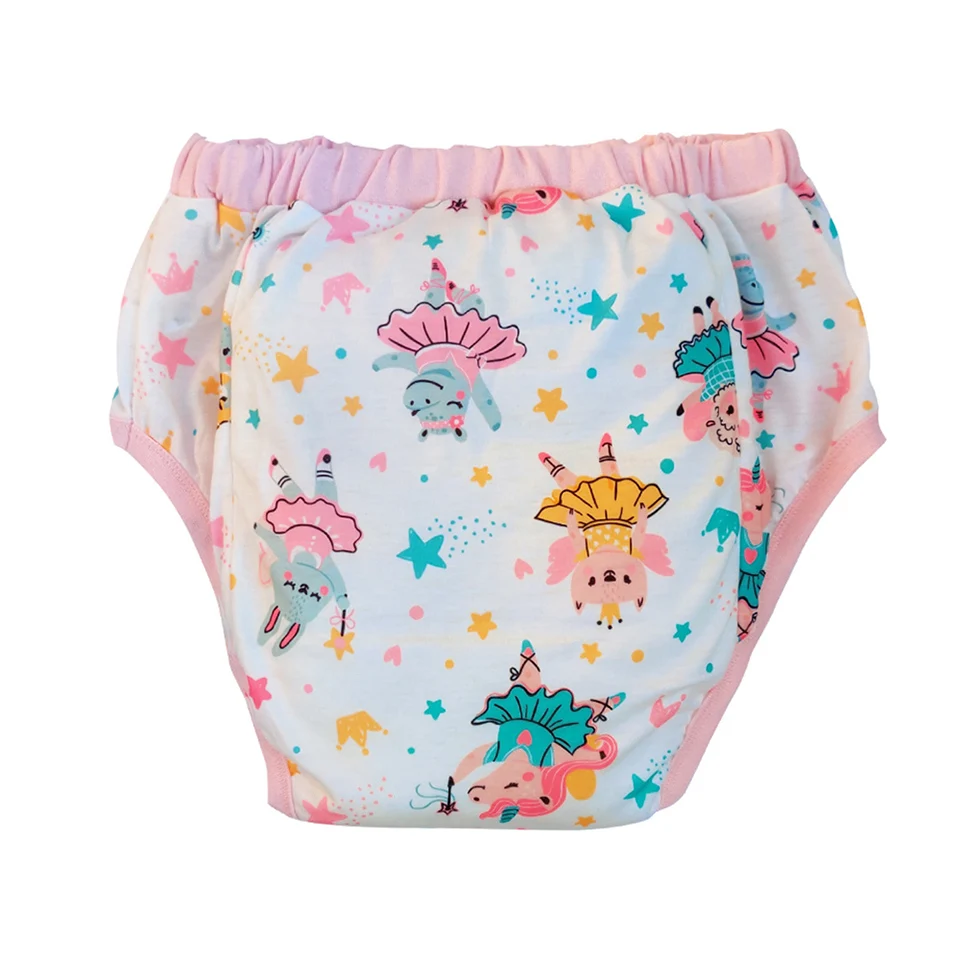 Waterproof Cotton Dancing Bunny Adult Baby Training Pants Reusable Infant Shorts Underweaer Cloth Diapers Panties Nappy