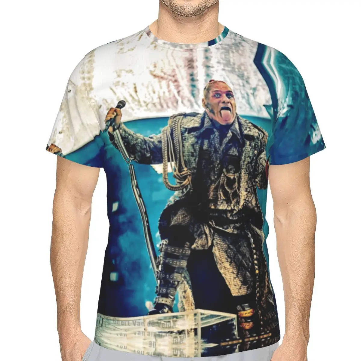 

Till And Lindemann In Concert T-shirt Funny Men's T Shirt Print R320 Funny Geek Tops Tees European Size