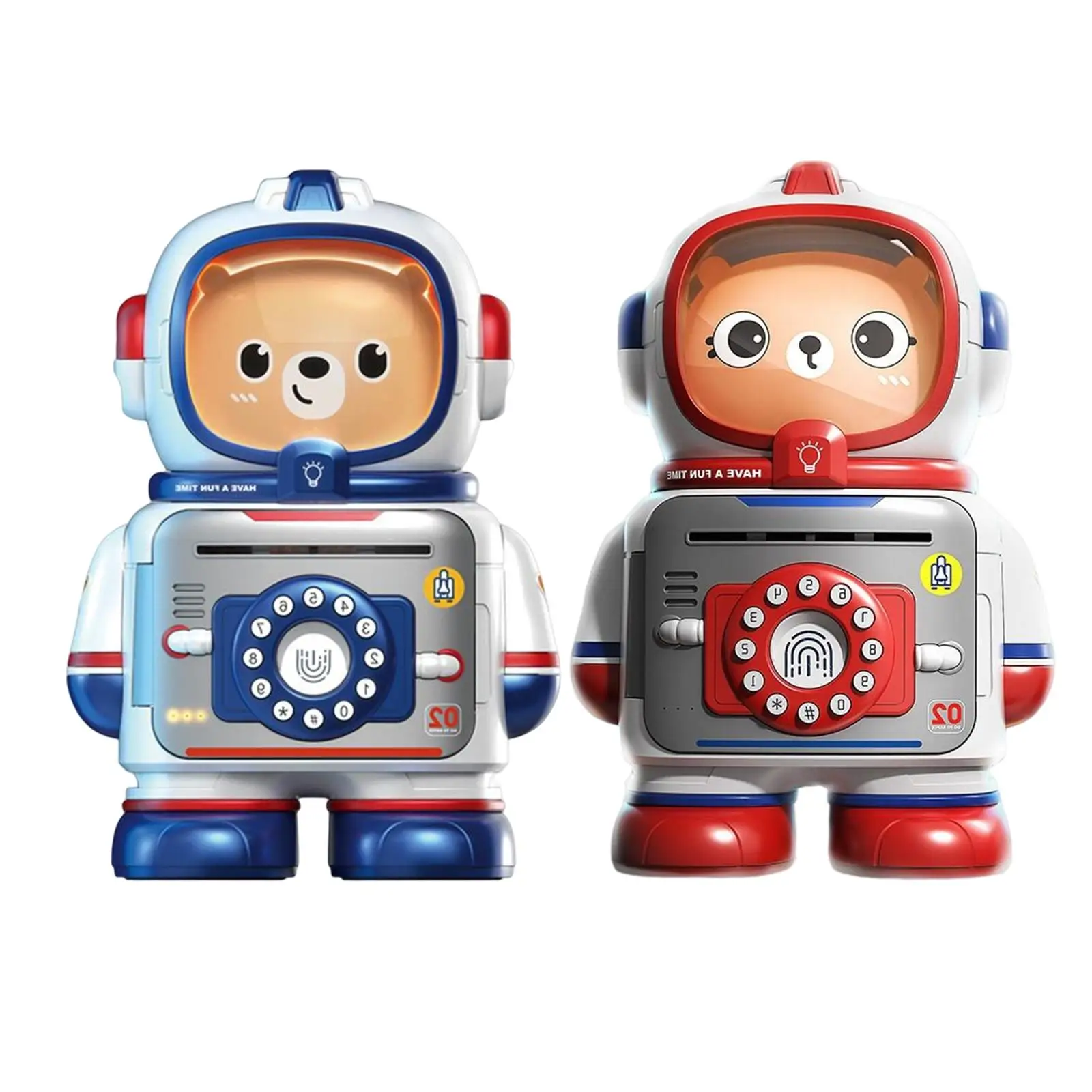 

Astronaut Bear Piggy Bank Craft Decor Gift Money Box for Saving Coin Home