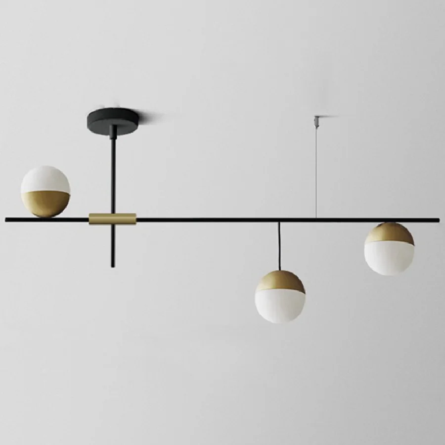 

LukLoy Nordic Nut Chandelier Post-modern Hanging Lamp for Dinning Room Living Room Suspension Nut Light Creative Decotation Lamp