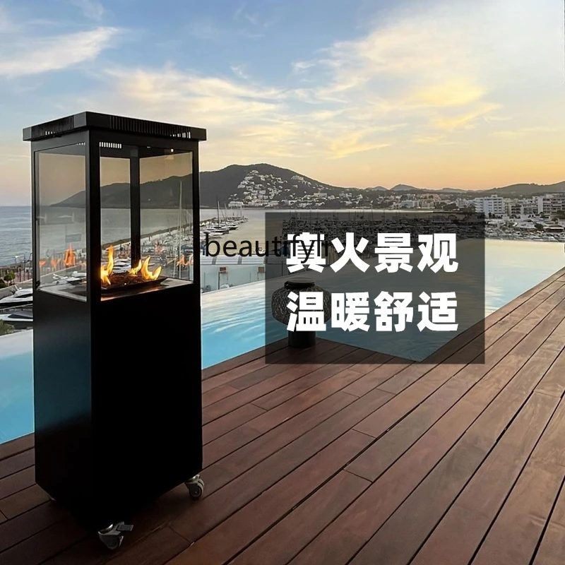 Открытый газовый обогреватель для сжиженного нефтяного газа отель двор ресторан