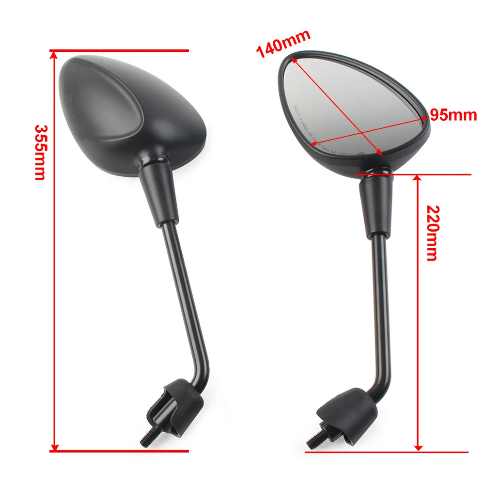 Мотоциклетные боковые зеркала заднего вида для Vespa GTS GTV 50 125 200 250 300ie Sprint Primavera150