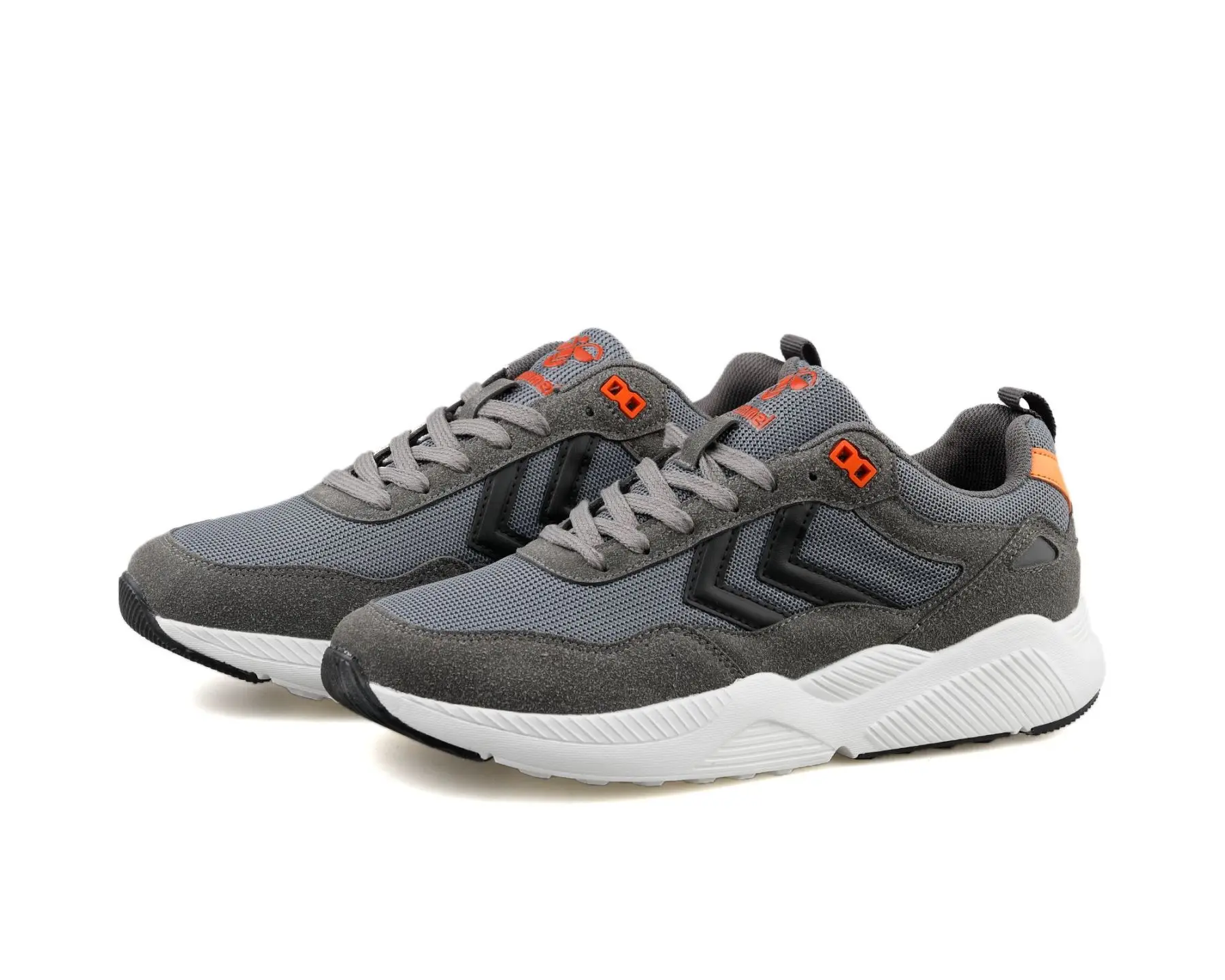 Hummel Original men's Sneakers Casual Sneakers Gray Color Casual Running Casual Walking Shoes Hml Holo