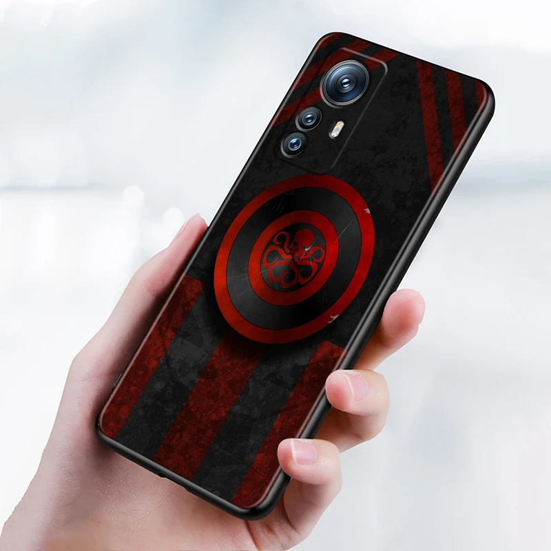 Чехол для телефона с рисунком Marvel Captain America Xiaomi Mi 14 13T 13 12T 12 11T 11i 11 10T 10 Pro Lite