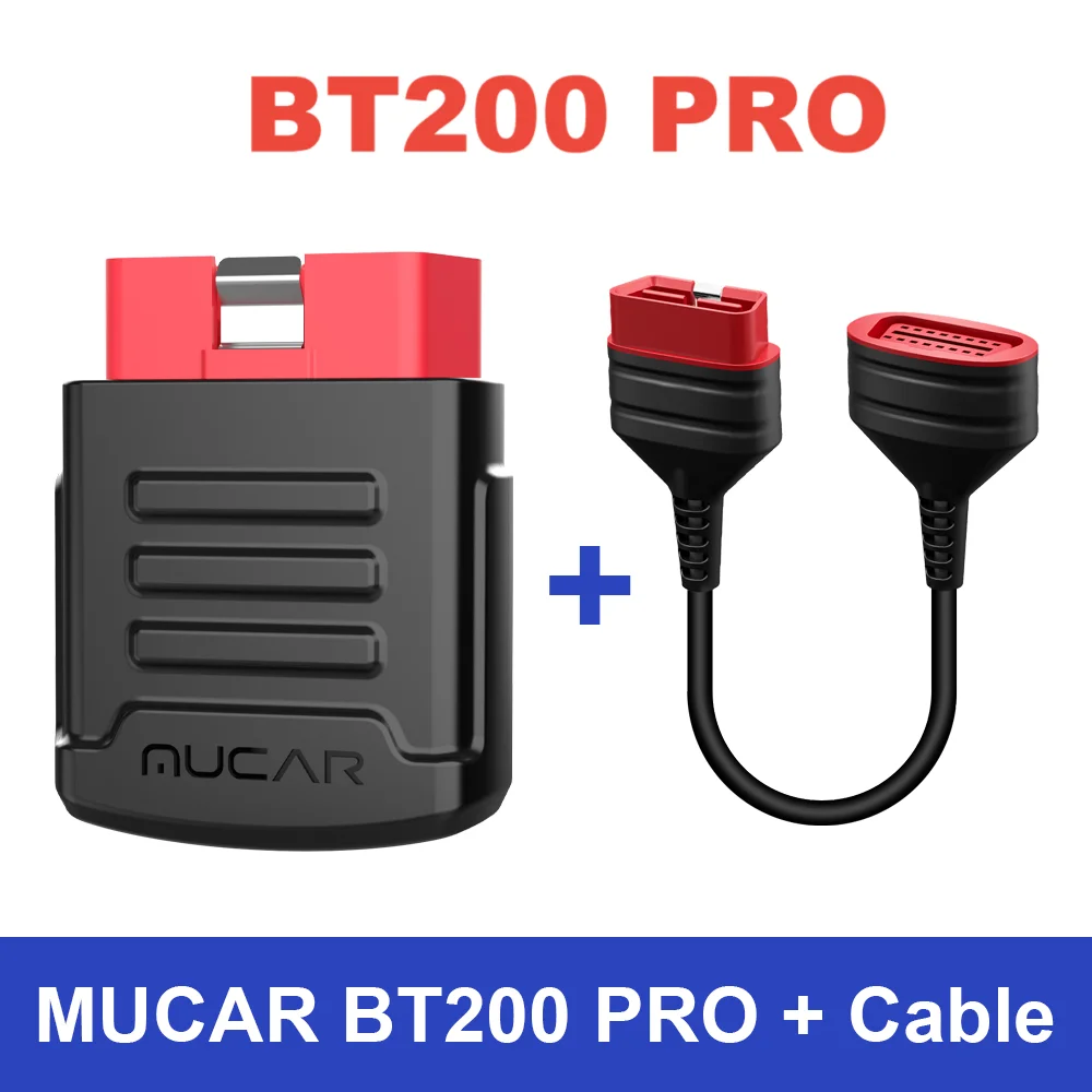 

MUCAR BT200 BT200 PRO Автомобильный сканер OBD2 Диагностический инструмент Полный системный диагностический сканер для всех автомобилей 15, считыватель кодов сброса