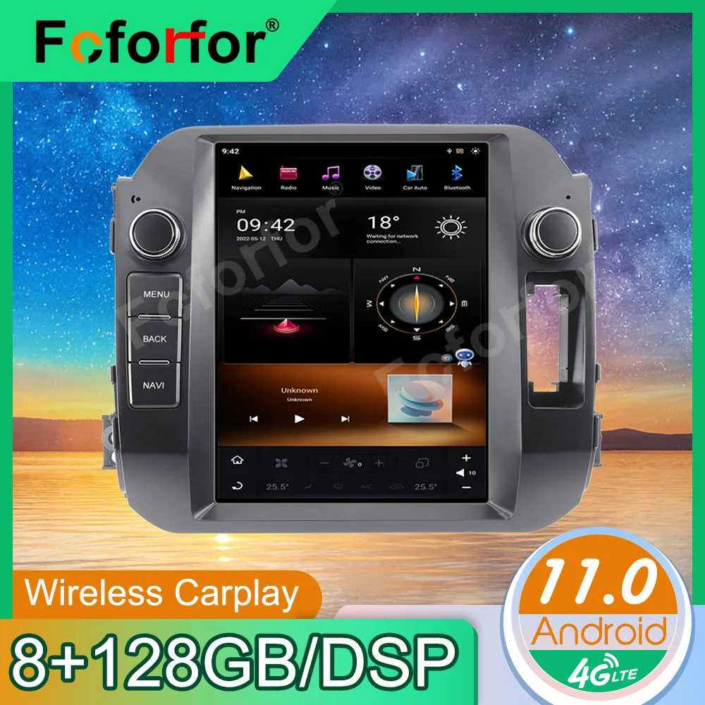 

128G Android11 For Kia Sportage 2016-2018 Multimedia Auto Radio Player Tesla Vertical Style Screen Car GPS Navigation Head Unit