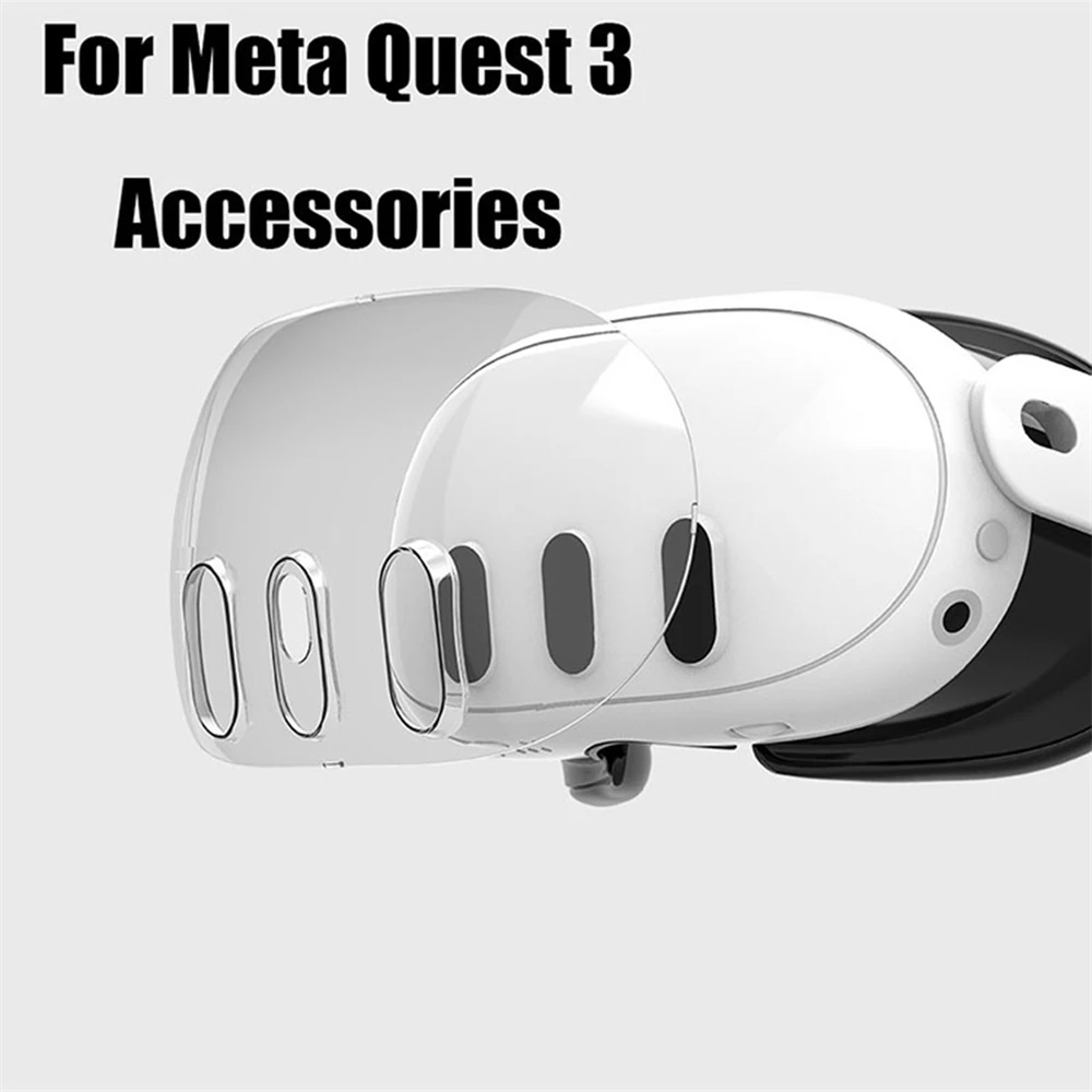 Прозрачный защитный чехол для Meta Quest 3
