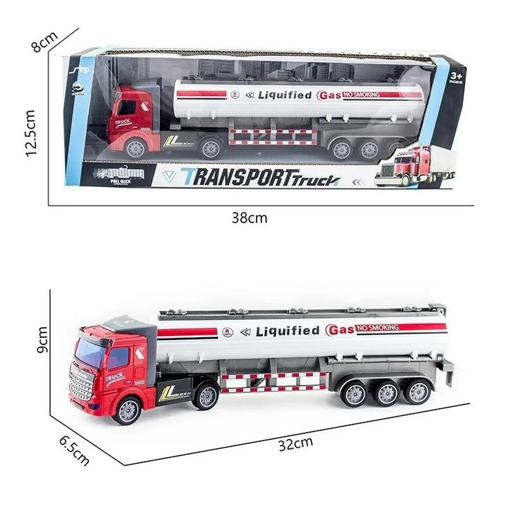 

High Quality 1/50 Large Pull Back Car Model Truck Model Cars Kids Educational Toys Diecasts Toys for Boys Children