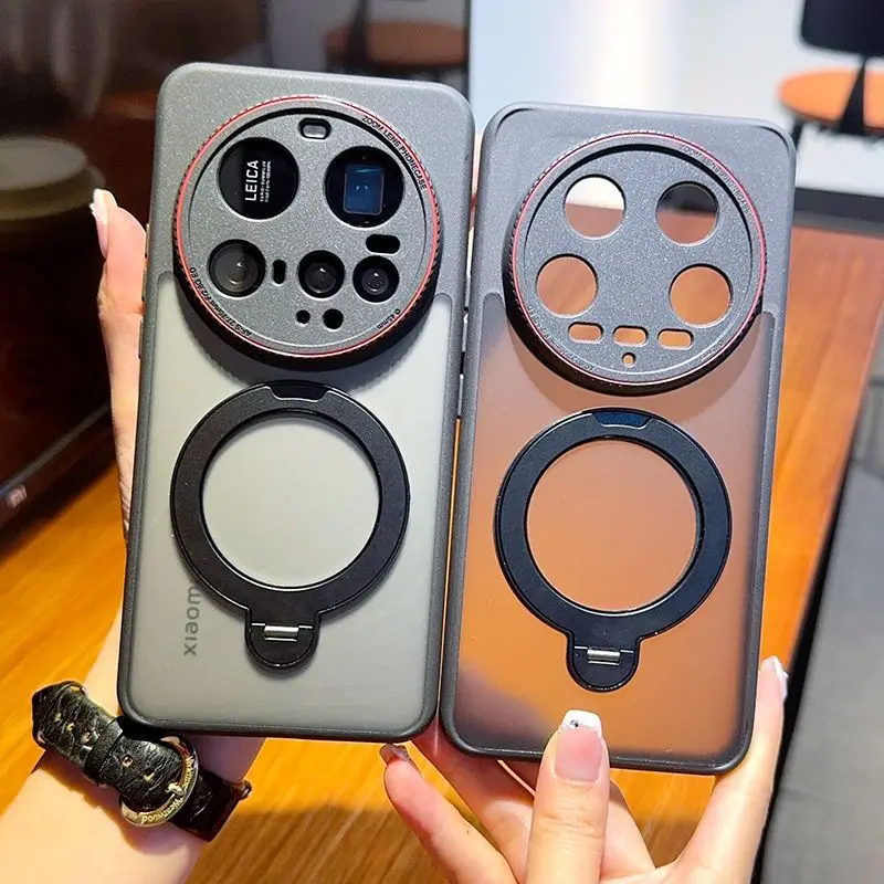 Фото Чехол для Xiaomi 17 15 Ultra из материалов PC+TUP с полной защитой объектива, магнитным креплением и защитой от падений, задняя крышка для телефона №5