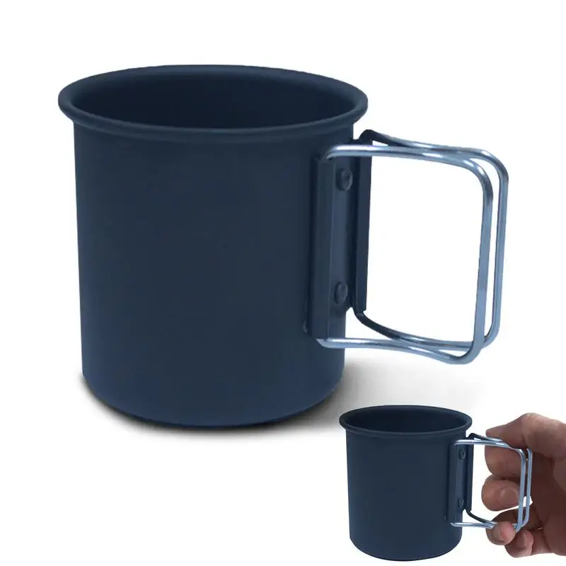 

Camping Cup Folding Portable Coffee Mugs Drink Cutlery Aluminum Travel Water Cups Tourist Mug Cooking Set Picnic Utensils