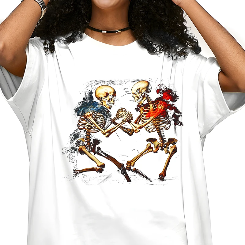 Футболка женская с коротким рукавом и круглым вырезом модная повседневная