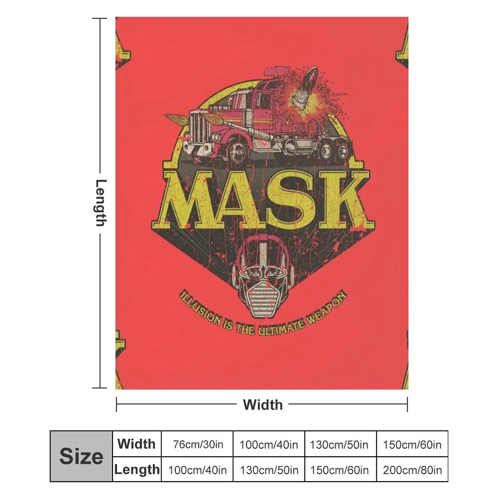 М.А.С.К. - Mobile Armored Strike Kommand 1985 пледы одеяла украшения для диванов гигантский диван