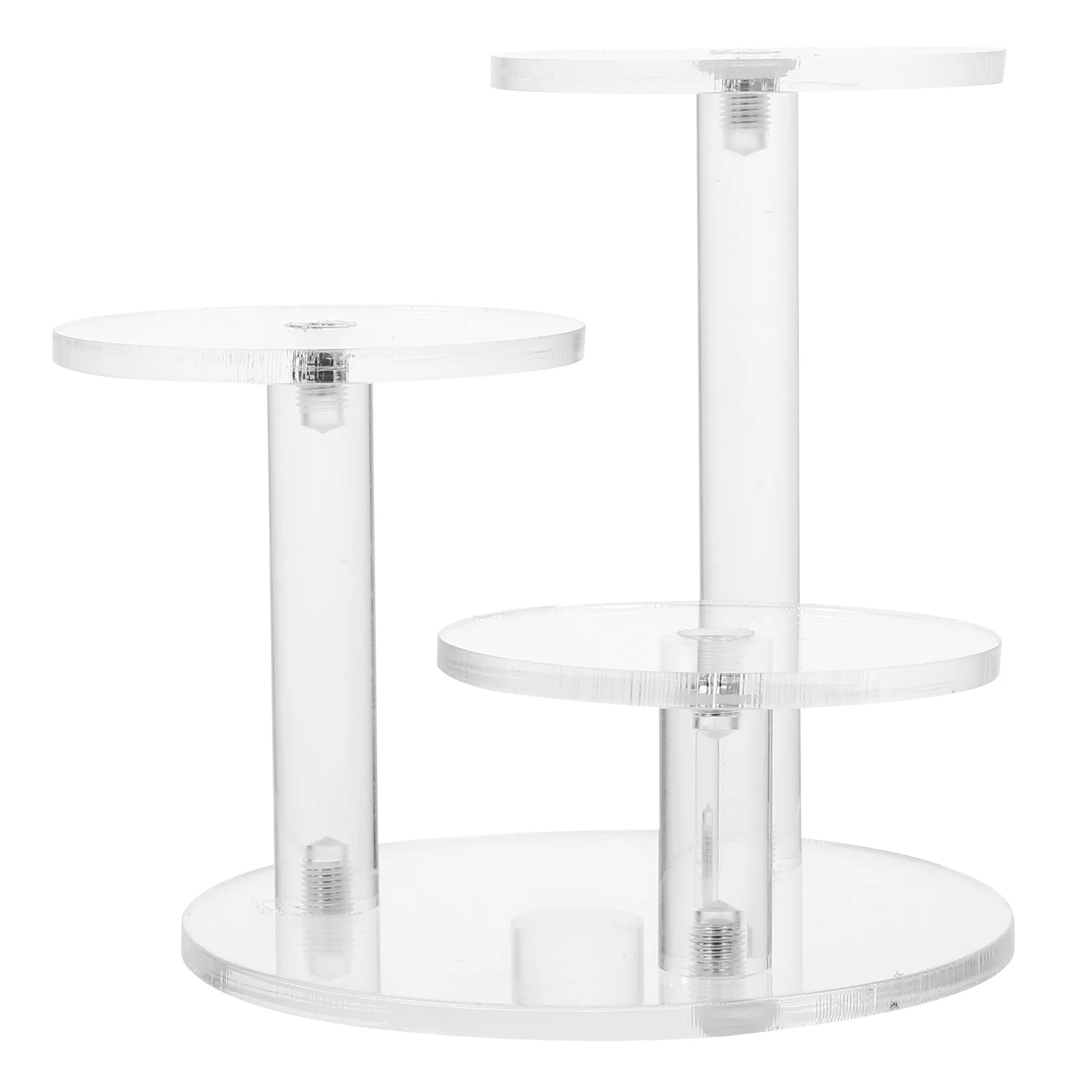 

Acrylic Riser Display Stand Display Holder for Collections Toys Dolls Desserts Jewelry