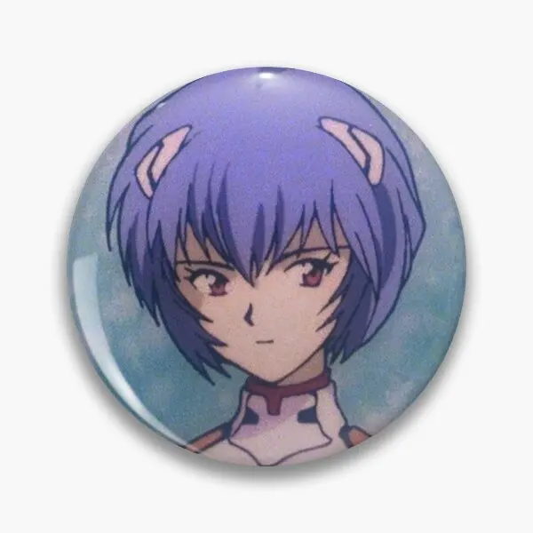 Ayanami Rei 1 11  Soft Button Pin Creative Cute Fashion Brooch Hat Badge Clothes Funny Lover Cartoon Gift Metal Collar Lapel Pin