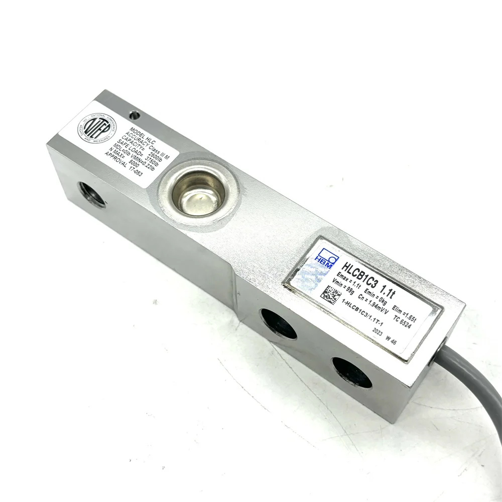 Фото Тензодатчик HBM HLCB1C3-1.1t, датчик веса на 1 тонну №2