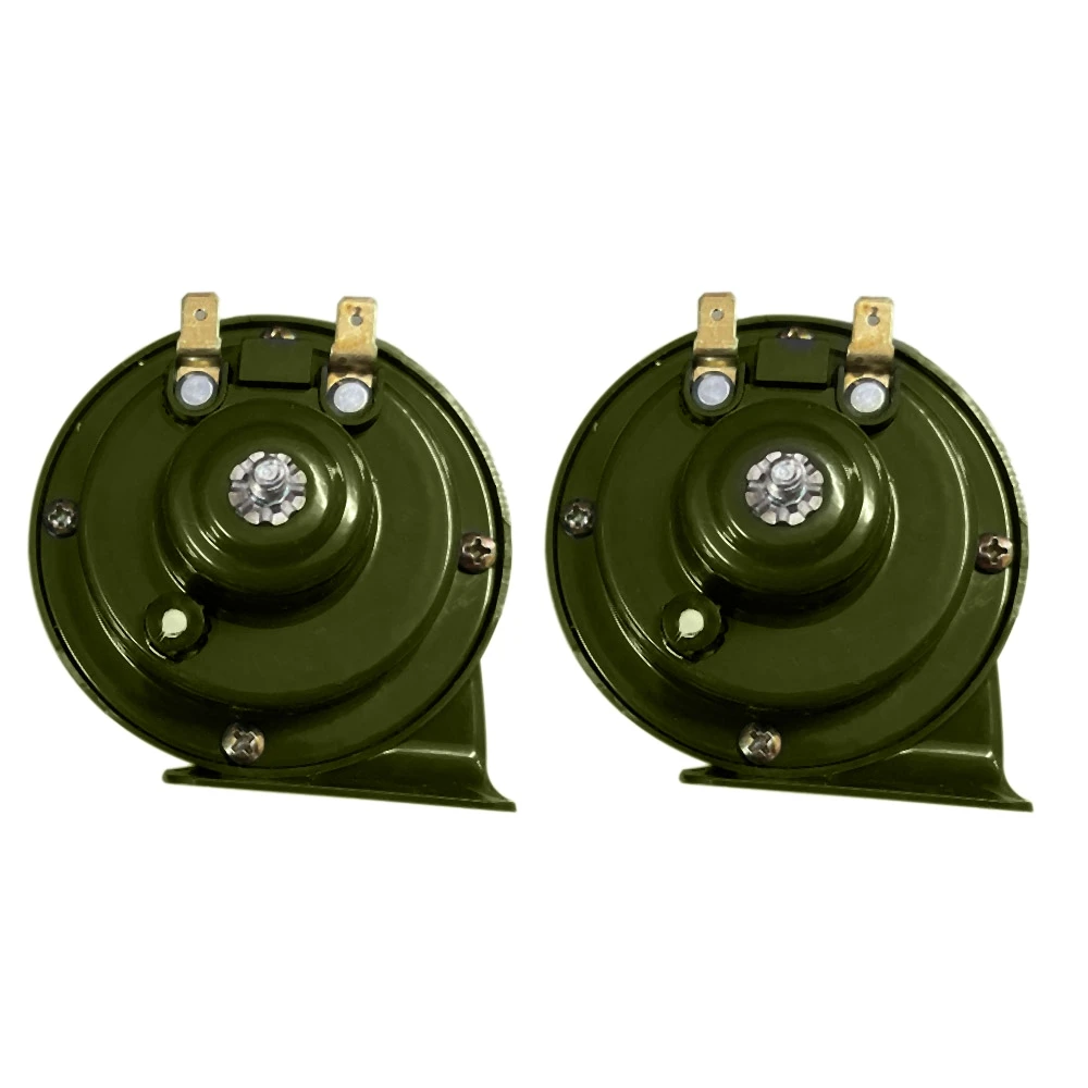 

2Pcs 300DB 12V Air Horn for Car Snail Electric Air Horn Marine Boat Loud Alarm Kit Boat Motorcycle Dual-Tone 410/510Hz
