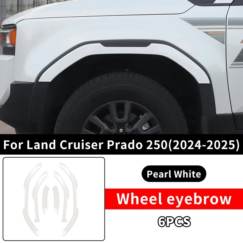 

Для Toyota Land Cruiser 250 2024 2025 Prado LC250 1958 First Edition J250 внешнее украшение колеса брова, обновленные аксессуары