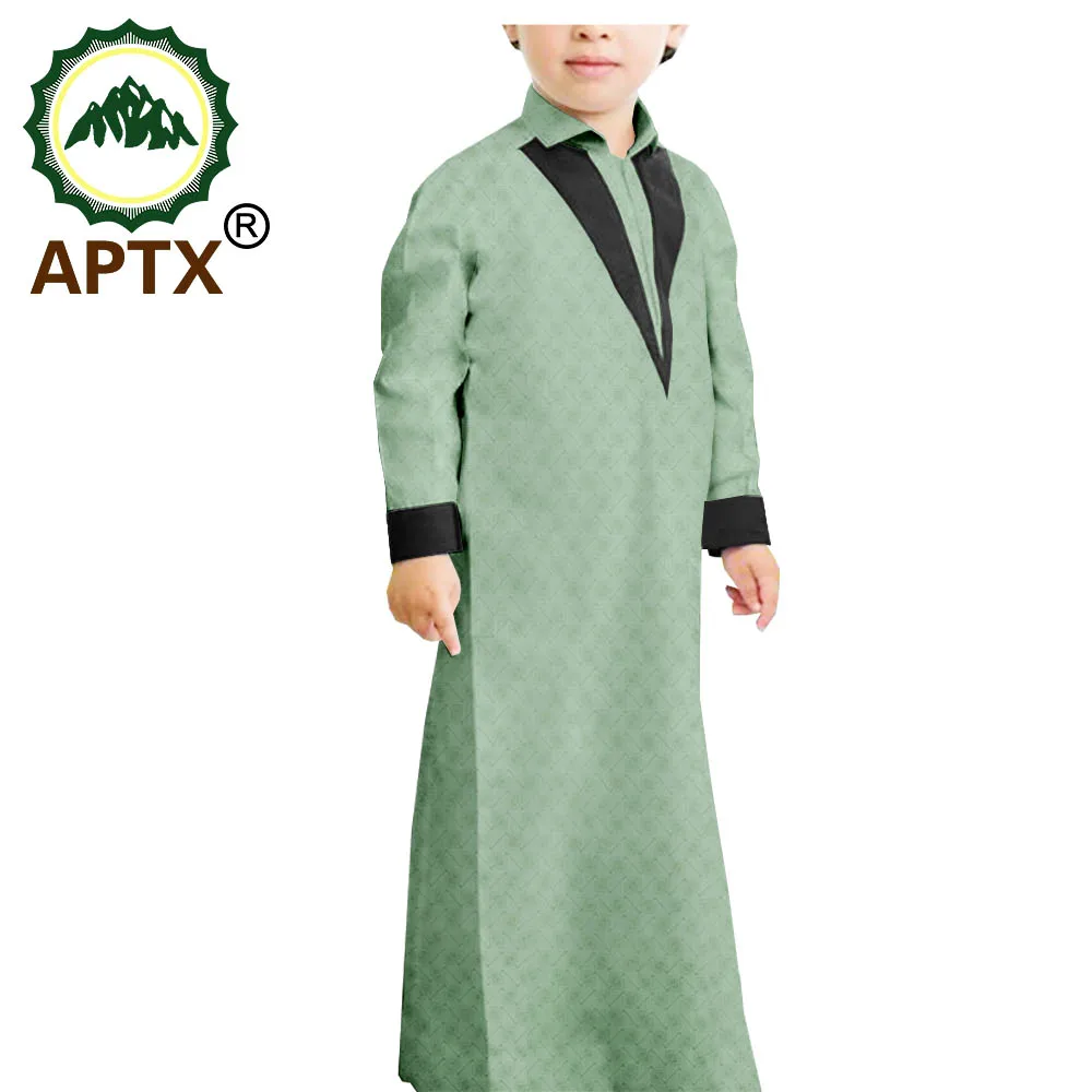 Latest Style Fasion Boys' Muslim Robes Children's Fashional Clothes APTX T204001