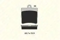 

B2191534kd11 Внутренний тормоз BALATASI задний W168 9704 W169 W169 d11