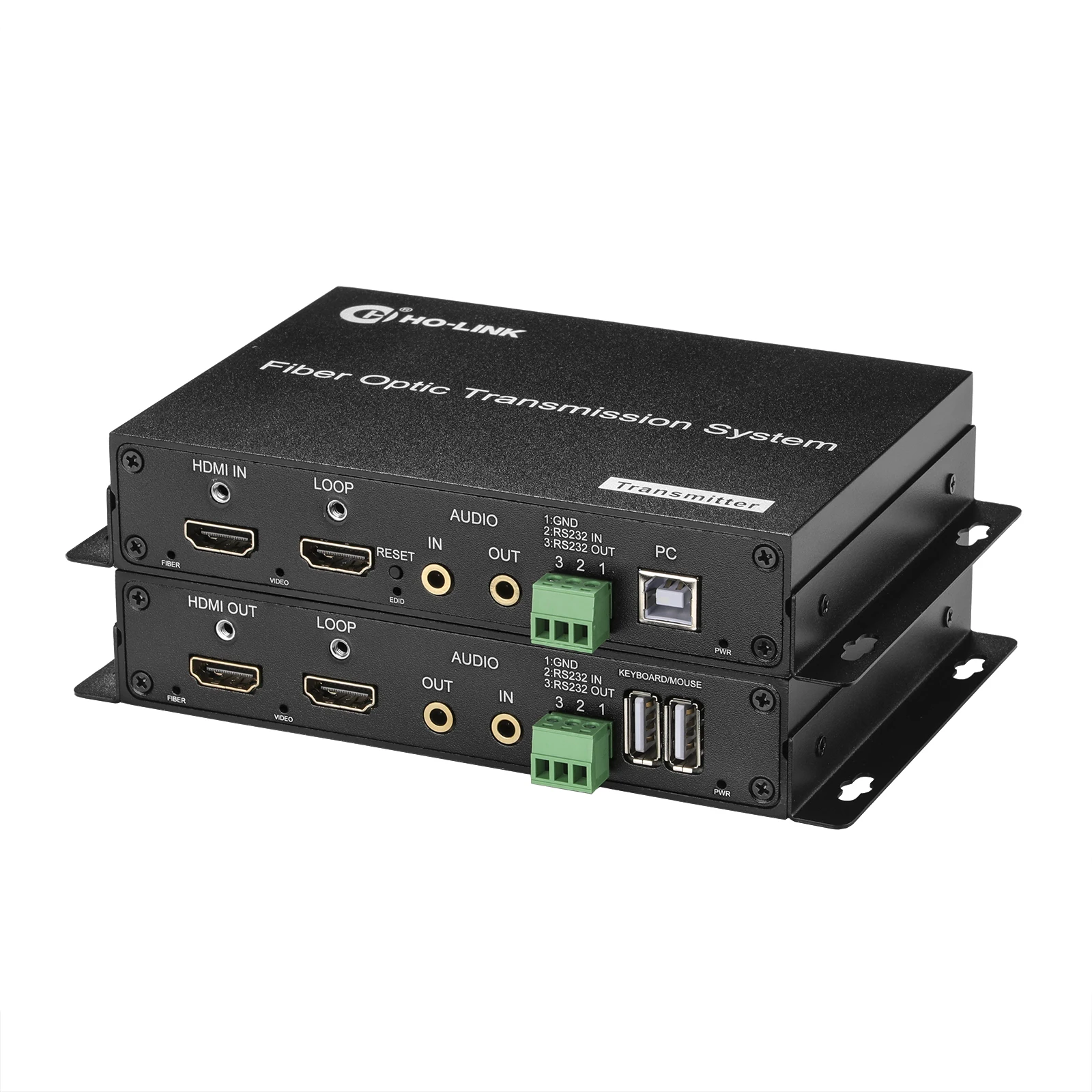 20 км 4K при 60 Гц HDMI оптический видеоудлинитель LC оптоволоконный преобразователь в