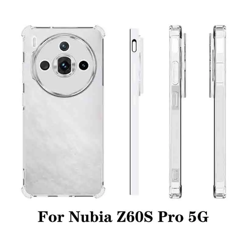 ZTE Nubia Z60S Pro NX725J Чехол с подушкой безопасности Силиконовый бампер из ТПУ