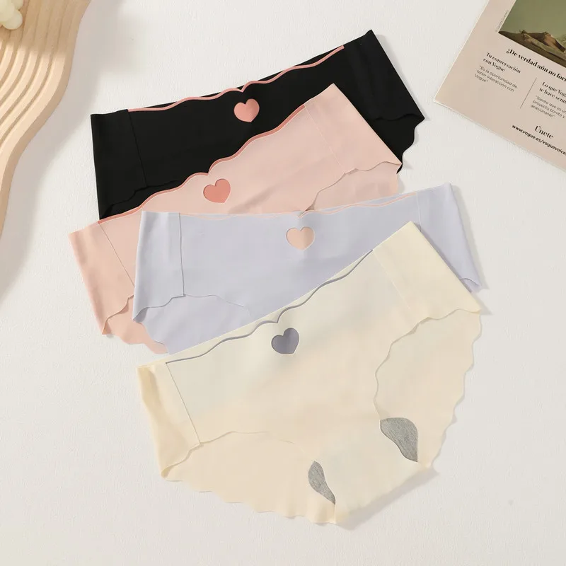  Seamless Panties For Women Panties Female Underwear Thin Underpants Comfort Soft  Low Rise Lingerie  Solid Color 