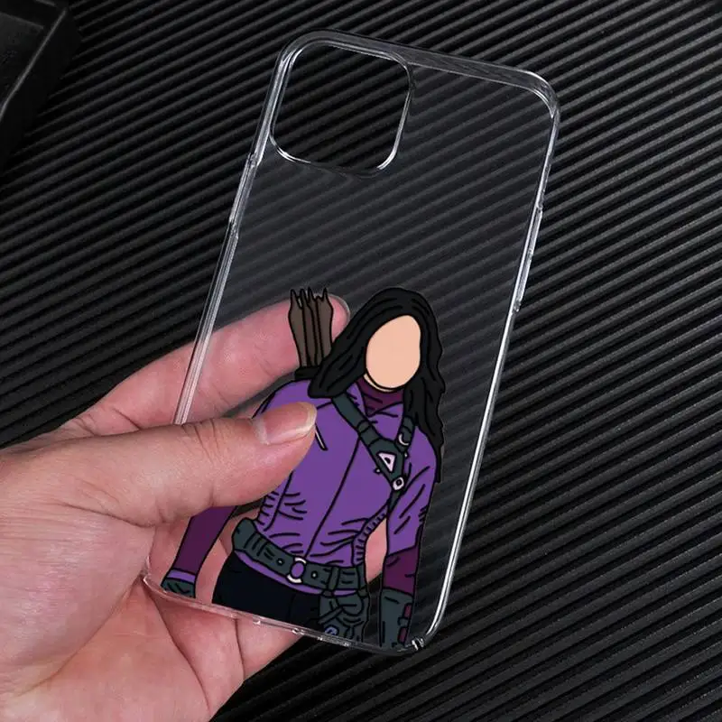 Чехол для телефона Ronin Clint Barton Kate Hawkeyes прозрачный iphone 13 12 11 Pro Max Mini XS 8 7 Plus X SE 2020 XR