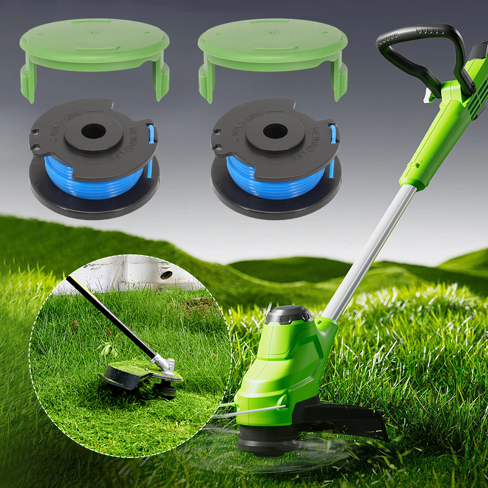 Диаметр 1 6 мм Катушка с резьбой для газонокосилки RAC125 5132002434 Для триммера травы Ryobi