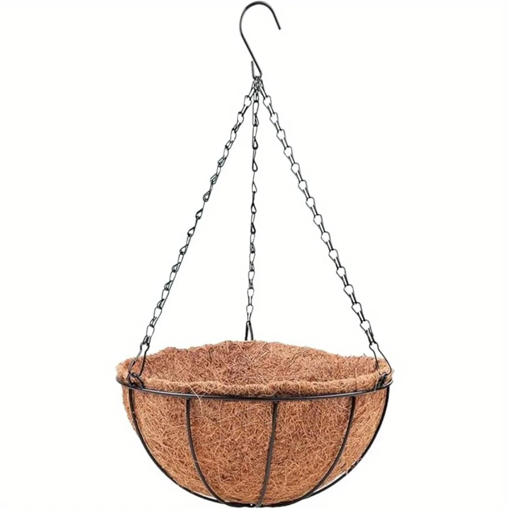 

Подвесные металлические кашпо для цветов 10 дюймов