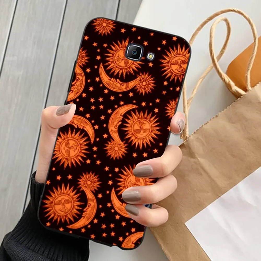 Астрологический чехол Suns Moons с облаками для Samsung J 7 plus 7core J7 neo J6 prime J4 J5 мобильного