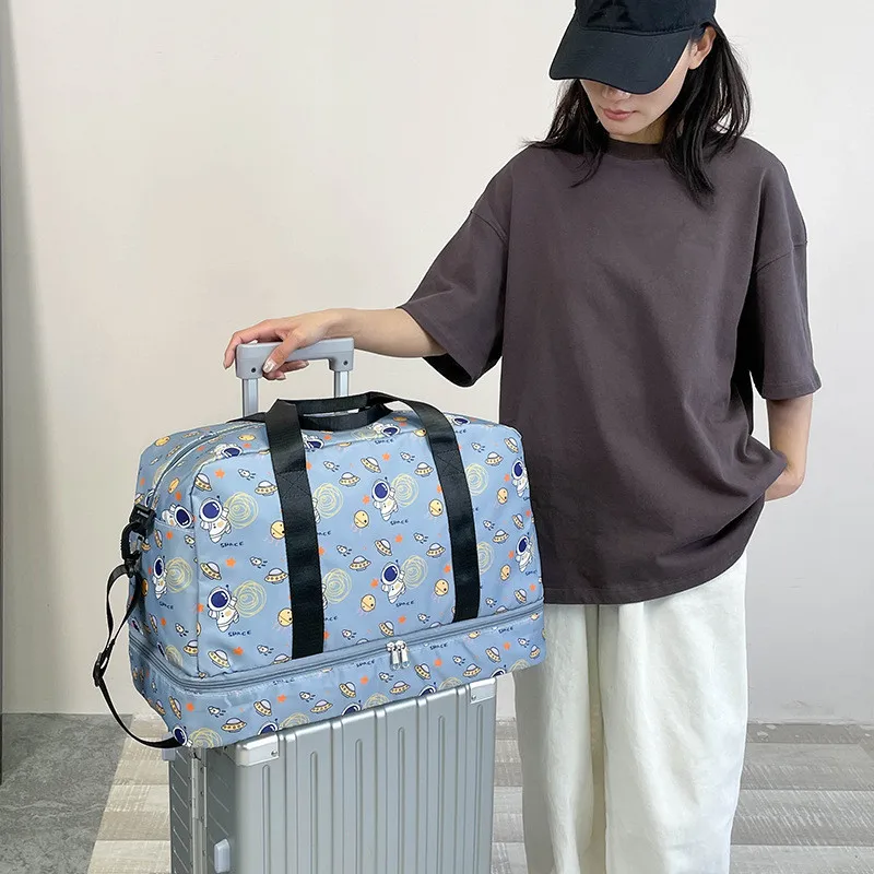 Men's Sports Bags Women's Bolsas For Fitness Suitcase Large Ladies Big Waterproof Swimming Clothing Packing Travel Handbag Gym