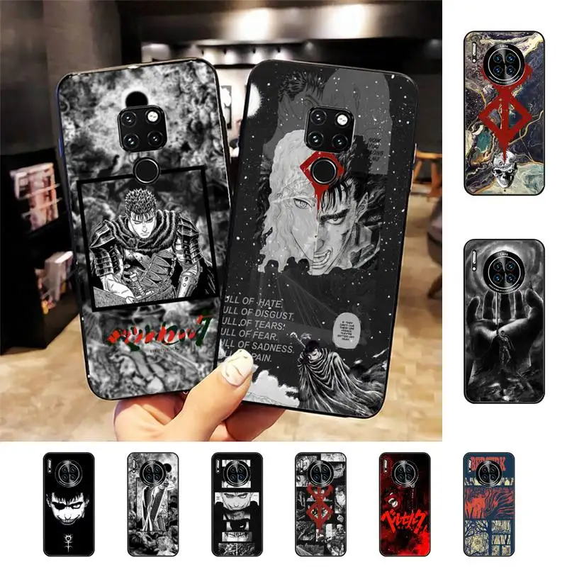 

Anime Berserk Guts Phone Case For Huawei Nova 3I 3E mate 20lite 20Pro 10lite Luxury funda case