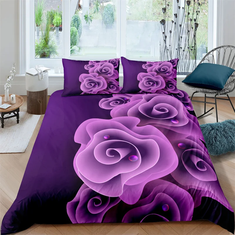 

2/3 шт., Комплект постельного белья с пододеяльником и наволочкой