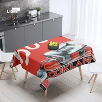 monaco grand prix 1937 vintage art tablecloth living room kitchen rectangular waterproof tablecloth home dining table decoratio