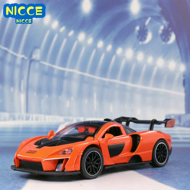 

Nicce 1:32 McLaren Senna DieCast Sports Car Model Toy Alloy Simulation Sound Light Pull Back Supercar Toys Vehicle for Gift A288