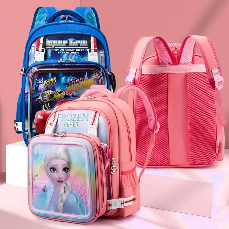

Школьные портфели Disney «Холодное сердце» для девочек и мальчиков, ортопедический рюкзак на плечо для учеников начальной школы, большой вмес...